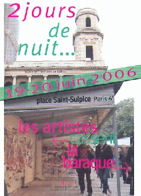 FRÉDÉRIQUE WOLF-MICHAUX/ADRIENNE ARTH ET GEORGES AUTARD Place Saint Sulpice 19 & 20 juin
